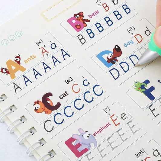 Magic Book (8 Book + 20 Refill+2 Pen+2 Grip)